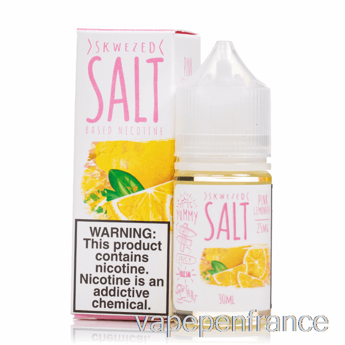 Limonade Rose - Sels Skwezed - Stylo Vape 30 Ml 50 Mg